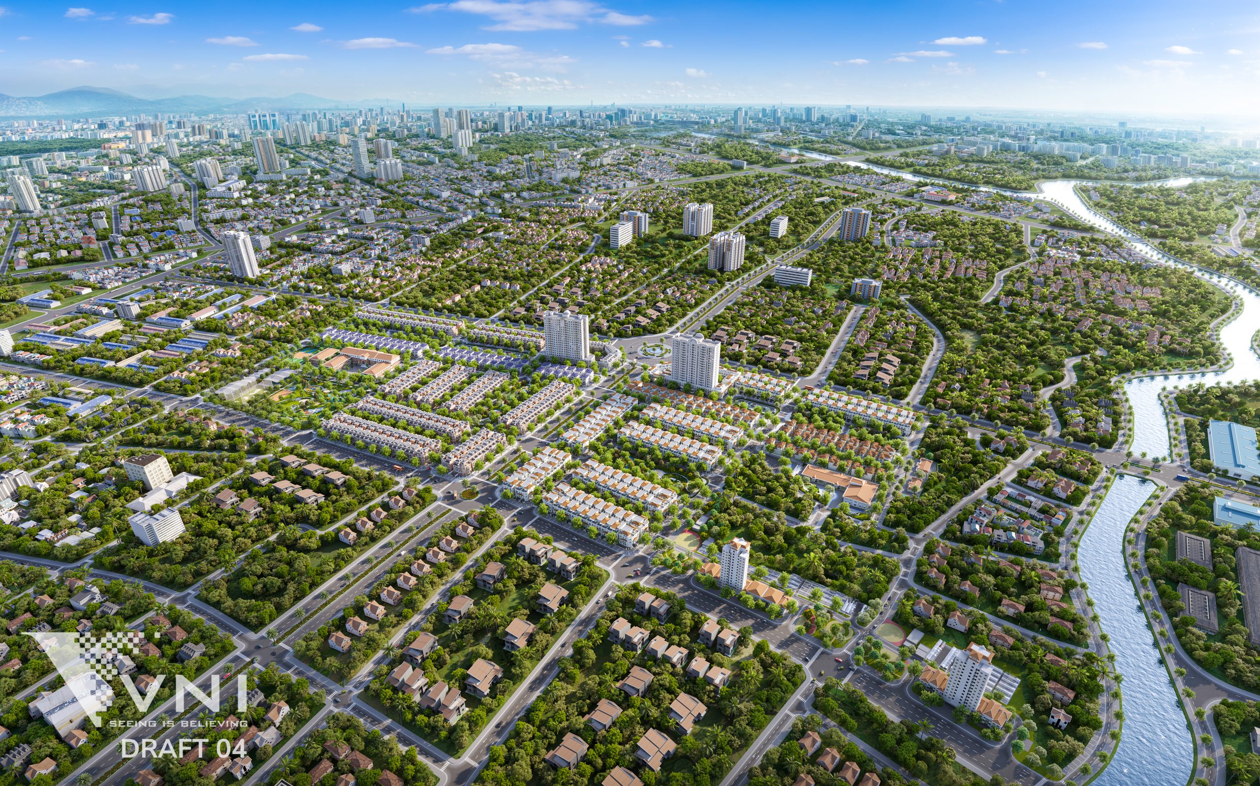 PHỐI CẢNH KHU ĐÔ THỊ MỚI TẠI ĐÔNG VĨNH - VINH