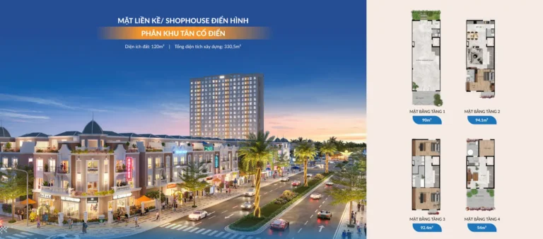 SHOPHOUSE TÂN CỔ ĐIỂN