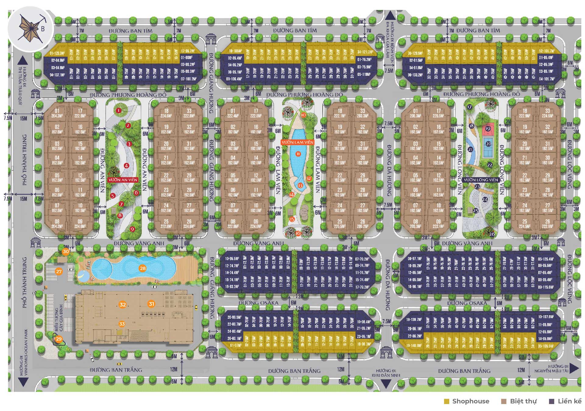 MẶT BẰNG EUROWINDOW TWIN PARKS